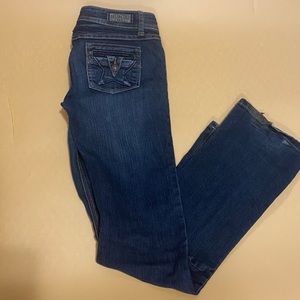 Y2K Star Design Flare Jeans